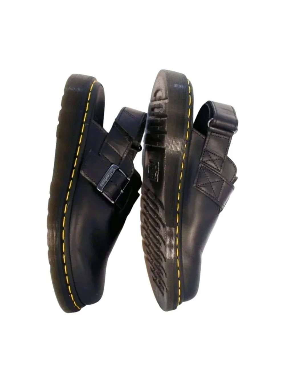 DR. MARTEN'S Jorge II $180 Leather Heel Strap Clogs Mules Unisex - 39 M7 L8 - Picture 2 of 9